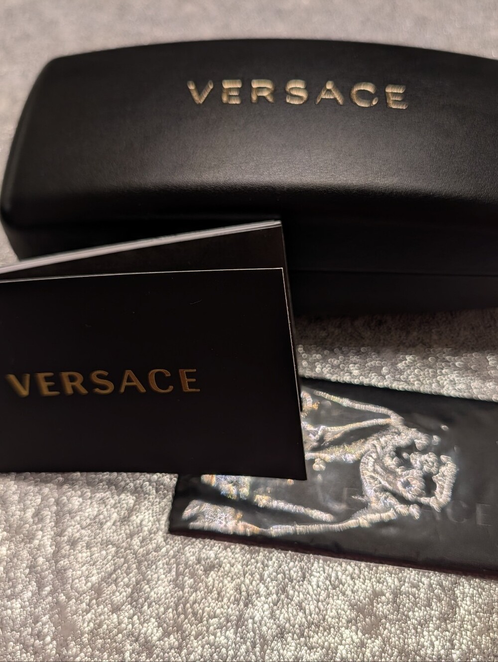 Versace 2054 Rimless Shield Sunglasses NWT Full Inclusion With Box - Picture 12 of 16